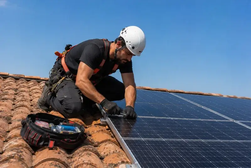 Maintenance et monitoring de panneaux solaires à Romans-sur-Isère